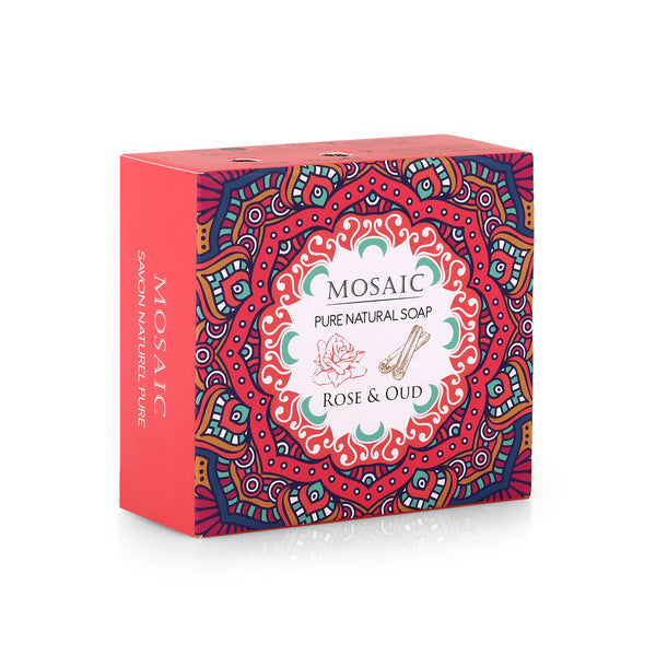 Rose & Oud Beauty Soap with Olive Oil, 5.3 oz