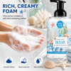 AnatoliaDaphne Mosaic by AD Foaming Hand Soap Variety Pack, 4 x 16.9 Fl Oz – Plant-Based Liquid Hand Wash with Essential Oils – SLS & Paraben Free – Sweet Almond, Lavender, Lemongrass & Ocean