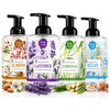 AnatoliaDaphne Mosaic by AD Foaming Hand Soap Variety Pack, 4 x 16.9 Fl Oz – Plant-Based Liquid Hand Wash with Essential Oils – SLS & Paraben Free – Sweet Almond, Lavender, Lemongrass & Ocean