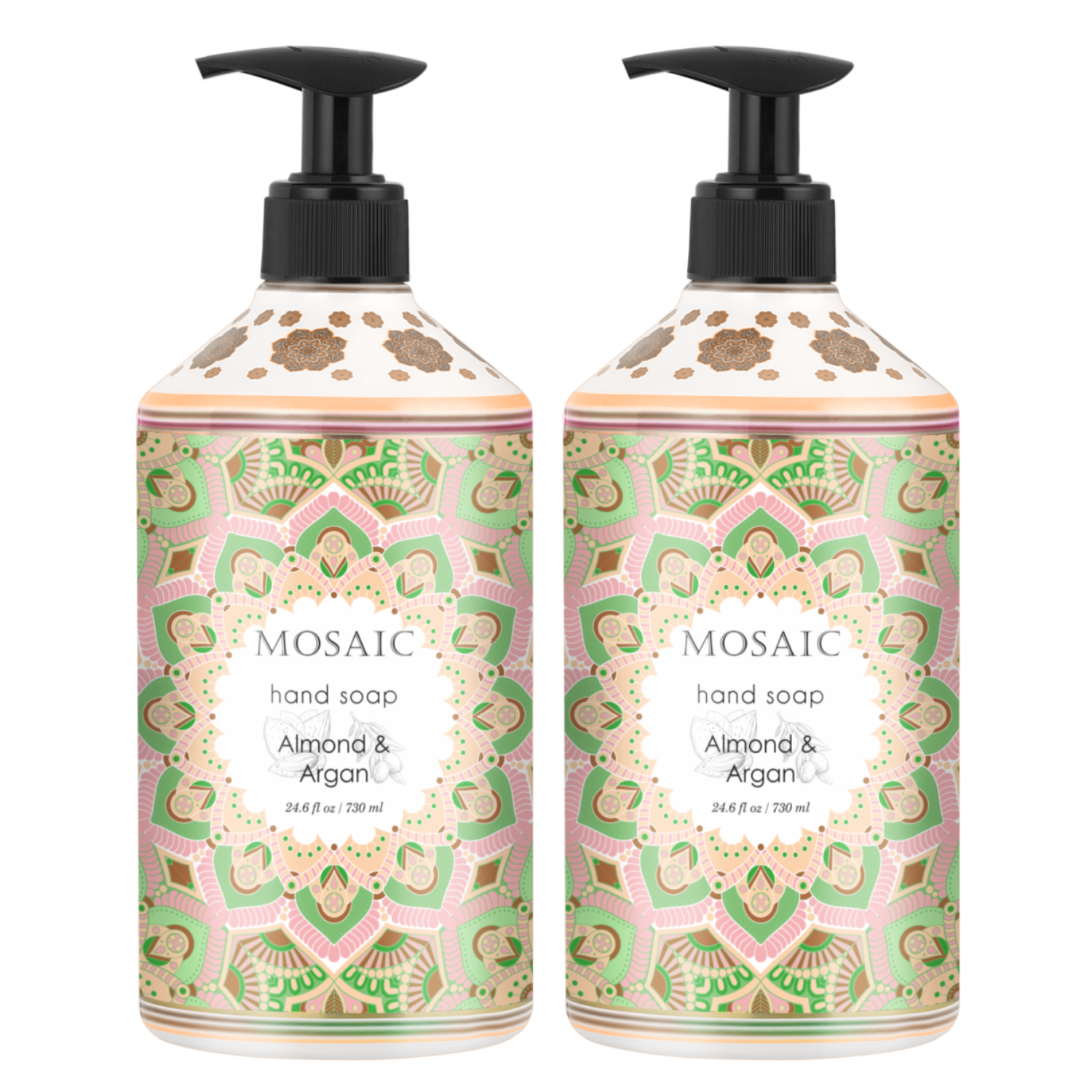 Almond & Argan Liquid Hand Soap 24.6 fl oz Each (Set of 2)