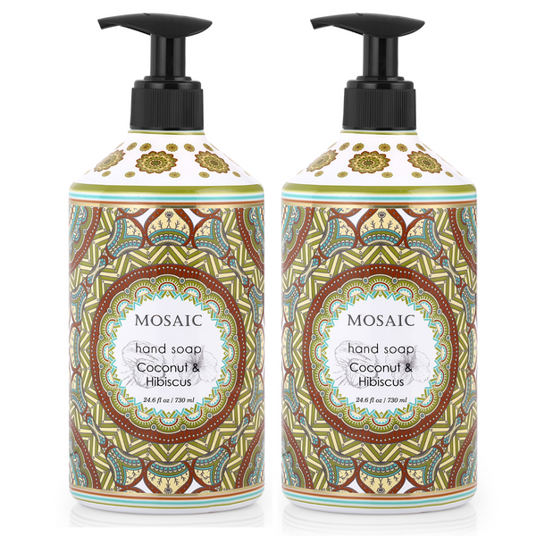 Coconut & Hibiscus Liquid Hand Soap 24.6 fl oz Each (Set of 2)