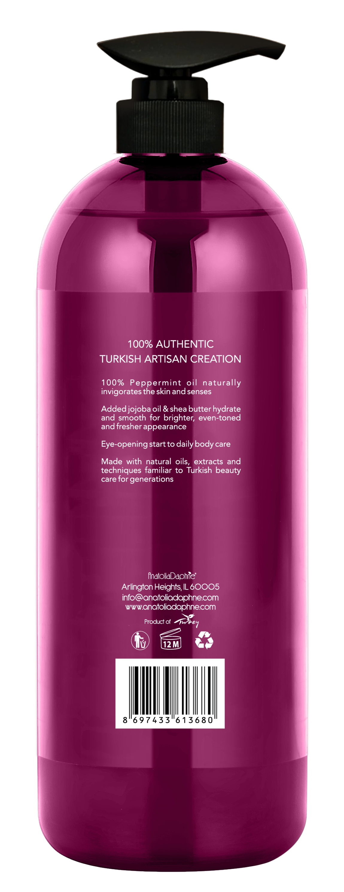 Lavender Body Wash with Vitamin E, 20.2 FL Oz Bottle (Pack of 2)