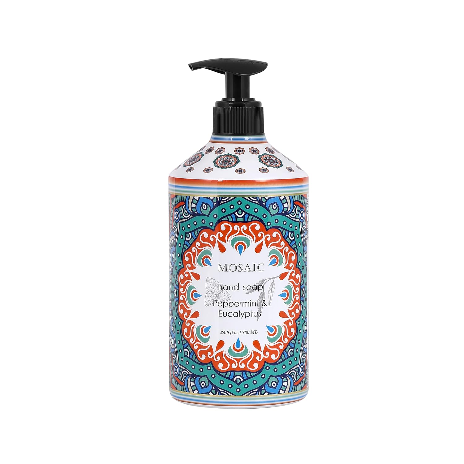 Liquid Hand Soap Set,Lavender + Almond & Argan + Peppermint & Eucalyptus + Camomile, 4 x 24.6 fl oz Each