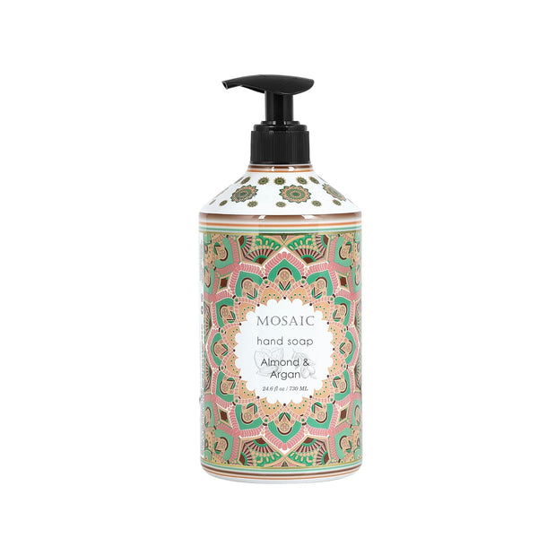 Liquid Hand Soap Set,Lavender + Almond & Argan + Peppermint & Eucalyptus + Camomile, 4 x 24.6 fl oz Each