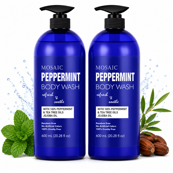 Mosaic Body Wash with Vitamin E, 20.2 FL Oz