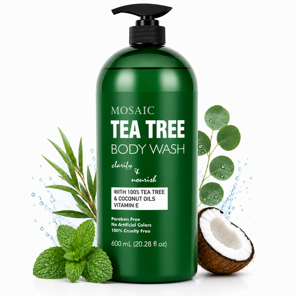 Mosaic Body Wash with Vitamin E, 20.2 FL Oz