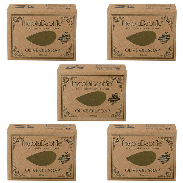 Handcrafted Olive Oil Soap Bar, Unscented, 5.3 oz