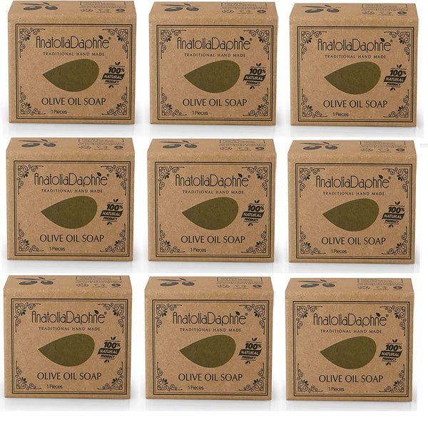 Handcrafted Olive Oil Soap Bar, Unscented, 5.3 oz