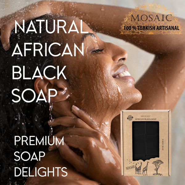 Hand Crafted African Bar Soap Set of 12 (4.5 oz each)