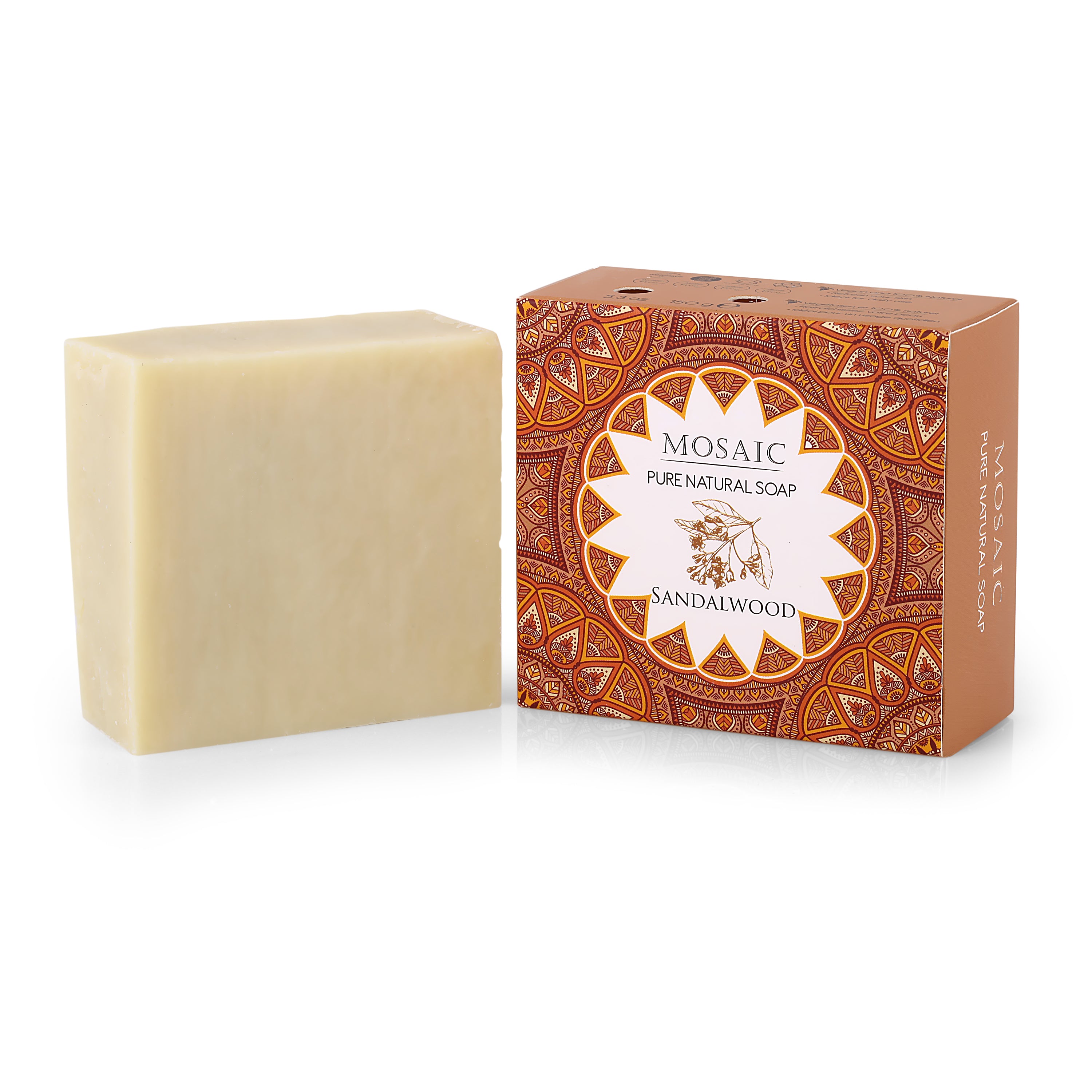 Sandalwood Beauty Soap with Olive Oil, 5.3 oz