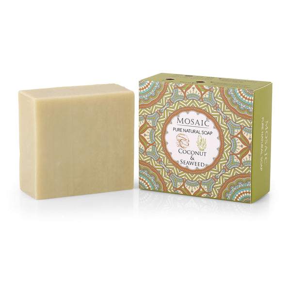Coconut & Seaweed Beauty Soap with Olive Oil, 5.3 oz